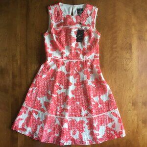 Adrianna Papell overlay dress 6 NWT